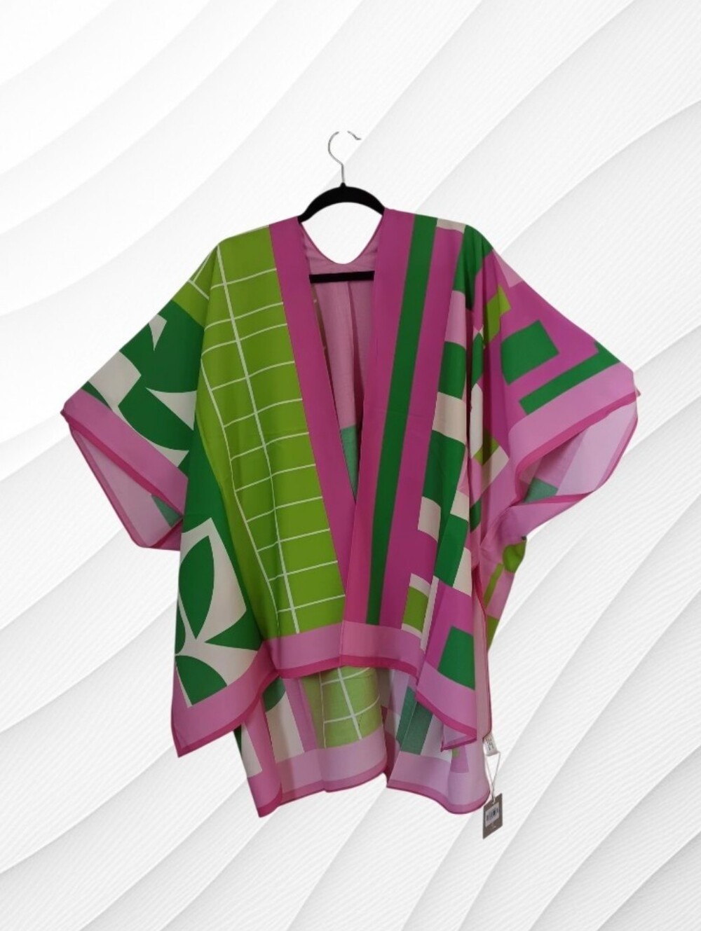 Geometric Pattern Kimono - Picture 4 of 11